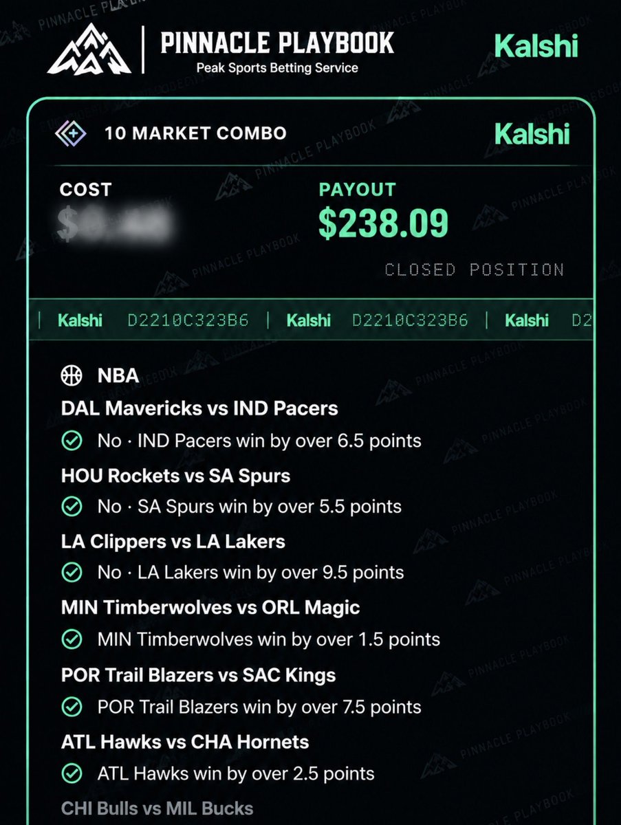 PinnaclePlayBK's tweet photo. Mann heating up 🥶💰🥶💰 https://t.co/ImAMRNwubN