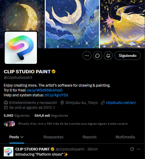 StigmaMITC's tweet photo. @clipstudiopaint Espero tener suerte :D https://t.co/nBLvyYjvnL