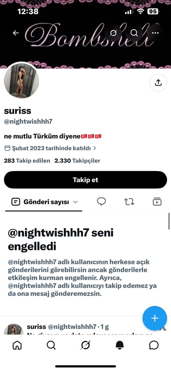disiehli's tweet photo. Kullanıcı adı değiştirip engelleyince bulunamayacağını sanan ipek…. Bunu da ekledik. Diş geçirememekten falan bahsediyordun noldu o iş? https://t.co/AiYaK96b82