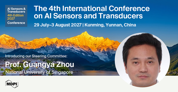 RoboticsMDPI's tweet photo. 📢Welcome Prof. Guangya Zhou (National University of Singapore) as the steering committee of #AIS2027!
 
 📅29 July – 3 August 2027 | Kunming, Yunnan, China
 🔬Optical MEMS | Micro-optics | Nanophotonics
 📚150+ publications

🌐 https://t.co/kjGMqY8CTe https://t.co/gPHWWcUqCS
