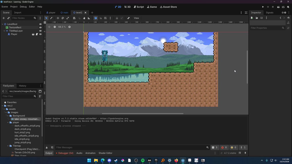 phonypoli's tweet photo. IM LEARNING GODOT CHAT IM GONNA MAKE VIDEO GAMES https://t.co/DXicDUQivI