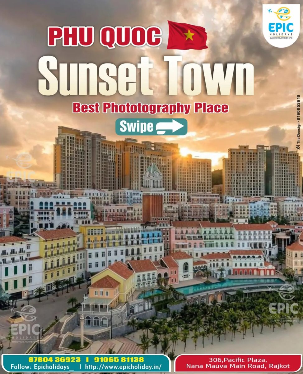 PablitoCabre0_o's tweet photo. Sunset Town, Phu Quoc, Vietnam: the perfect spot for stunning photos at golden hour. https://t.co/DRfRw5Xqbo