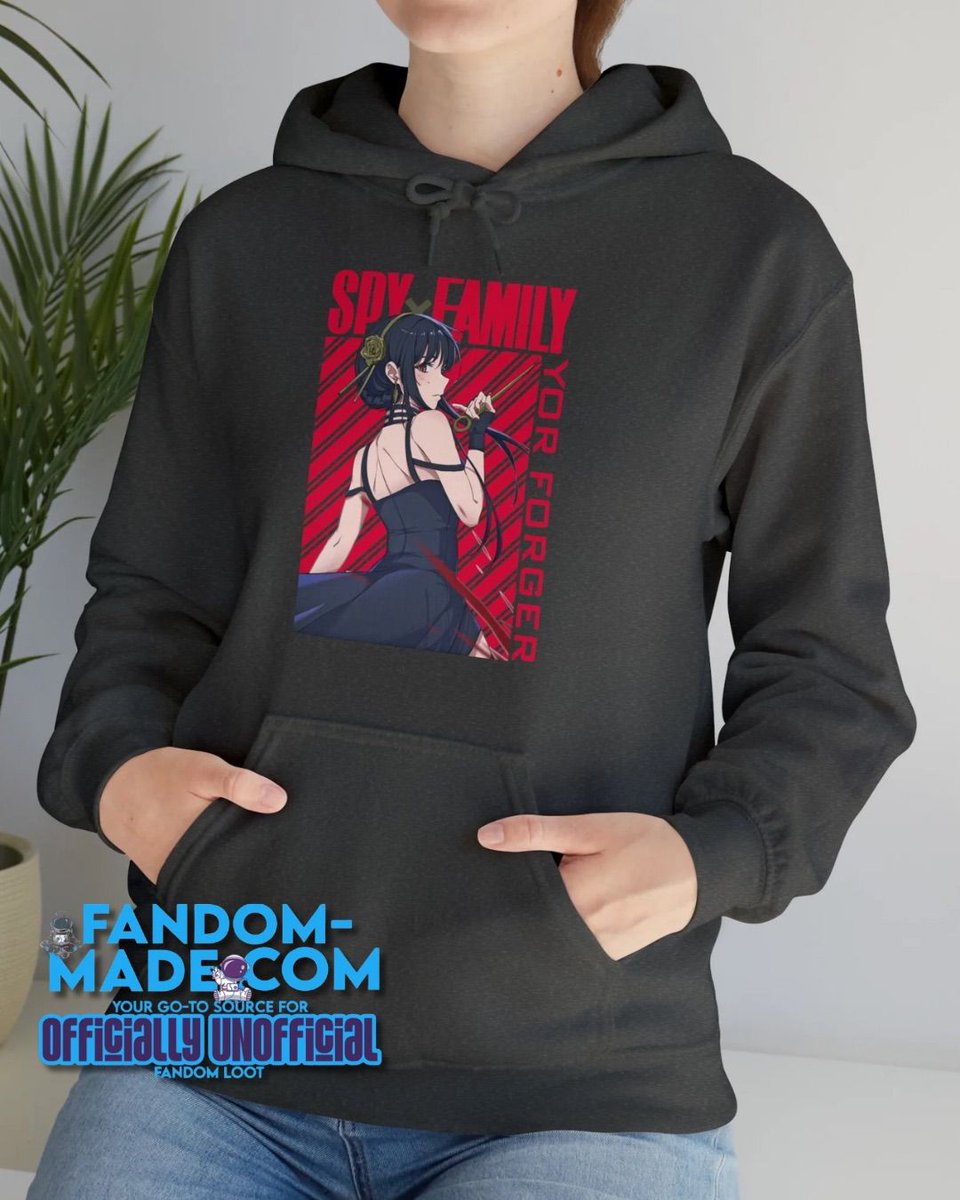 FandomMade's tweet photo. Stay undercover in style with the Yor Forger Hoodie, perfect for spy missions. Find this top-secret design and more at https://t.co/mVtKqDg49F!

#spyxfamily #yorforger #fandommade #fandomaniacs https://t.co/JkpbKpgOkl