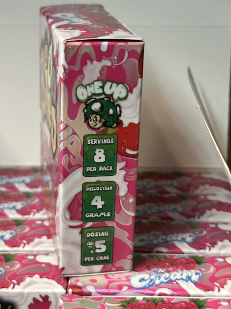Highplow's tweet photo. One Up - ConeO
4G Shroom Edible
Authentic 
25/50+ $14
100+ $13
Bulk $11 https://t.co/0R3HJWlPoi