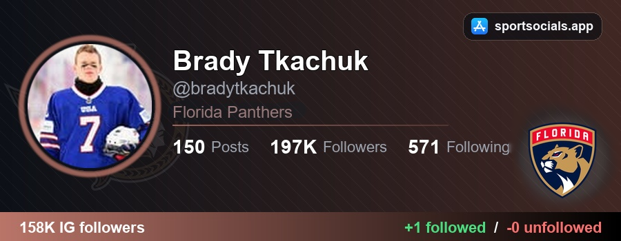 MelculMeu's tweet photo. 🚨 Brady Tkachuk followed 1 account on instagram:

✅️zohrankmamdani (Zohran Kwame Mamdani) https://t.co/r3cBurvMpH https://t.co/sZA8YG4m8m