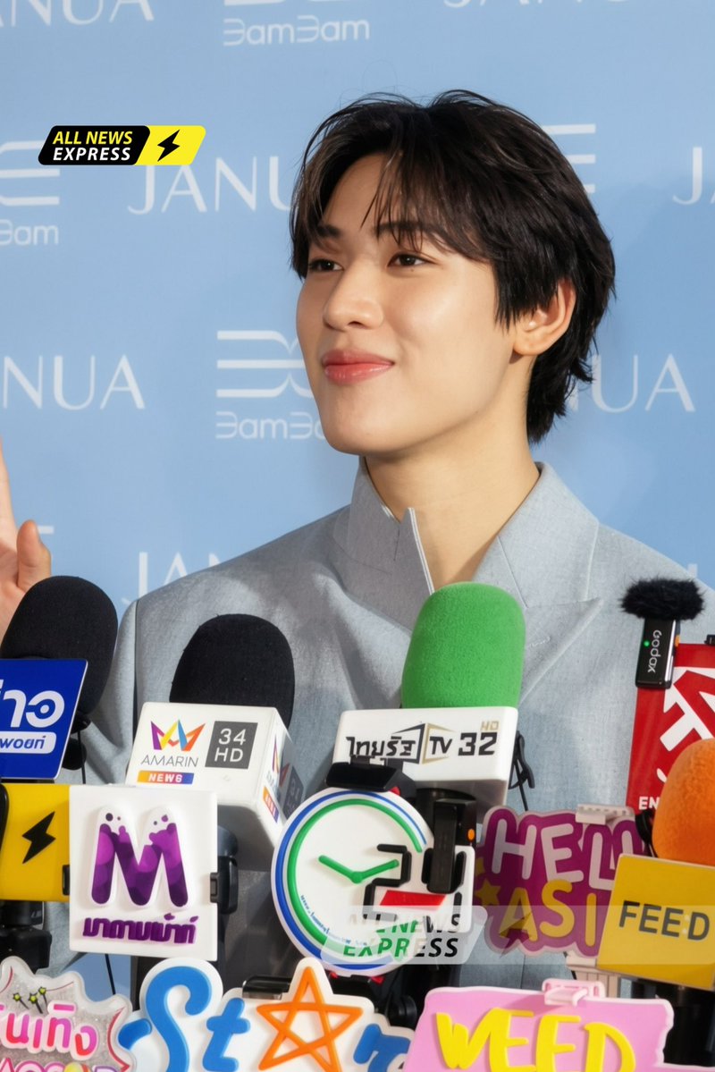 ALLNewsEXPRESS1's tweet photo. พรีเซนเตอร์หล่อบอกต่อ!!  “แบมแบม” #BamBam พรีเซนเตอร์คนใหม่ล่าสุดของ JANUA ในงาน “JANUA X BAMBAM PRESENTS SCENTS OF SOUL COLLECTION EXCLUSIVE EVENT”

#JANUAEXPERIENCEWITHBAMBAM 
#JANUAXBAMBAM
#BamBam
#뱀뱀 #JANUA
#JANUASCENTSOFSOUL https://t.co/nFgqnAGLjr