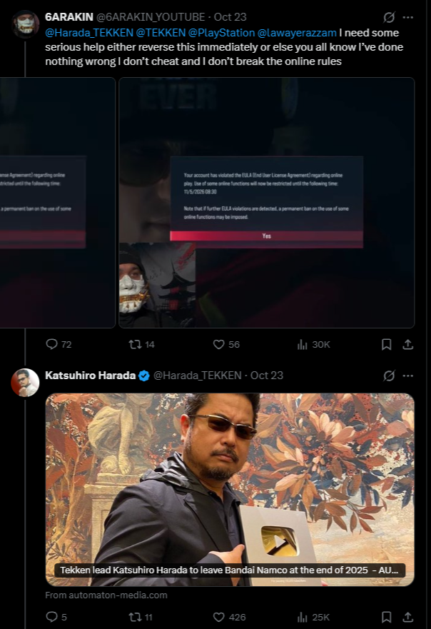 ScrubQuotesX's tweet photo. WHO THE FUCK RUNS TEKKEN 8 I NEED TO SPESK TO SOMEONE !! https://t.co/nYLRnVAW9H