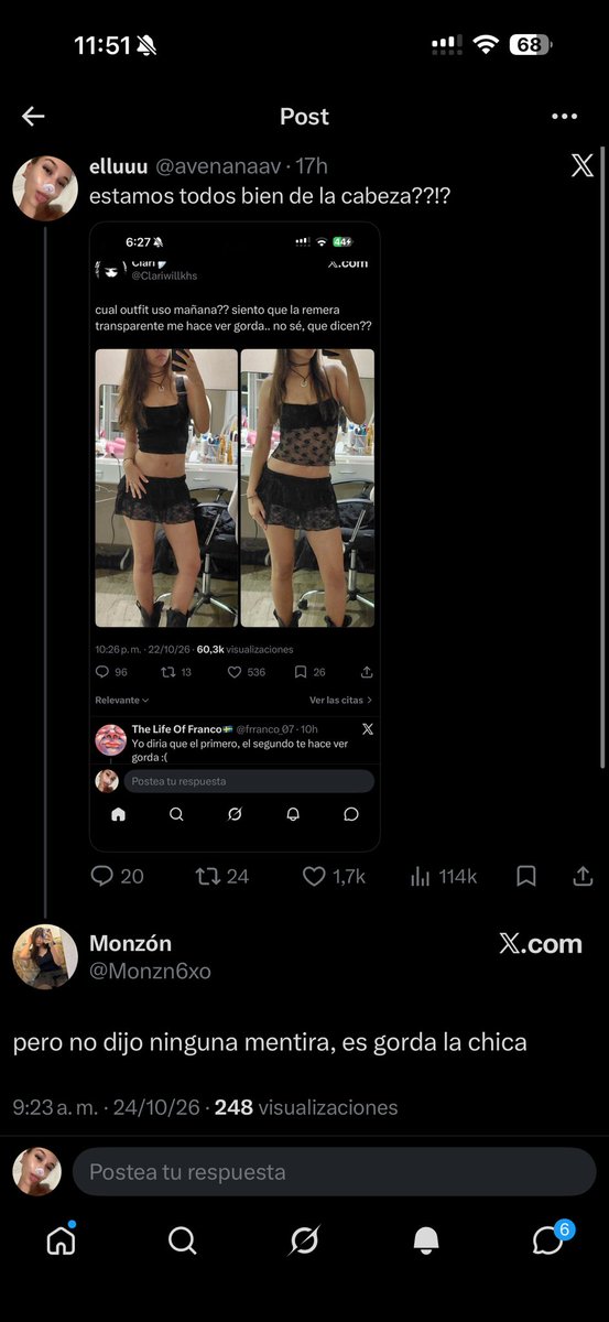 avenanaav's tweet photo. pensaba que yo estaba enferma hasta q vi su comentario broo https://t.co/70eH2D7h5Y