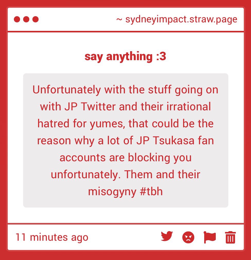 sydneyimpact's tweet photo. tbh i was thinking that’s a possibility actually i heard they aren’t very fond of yumes #wompwomp https://t.co/5SU5KTDHJj
