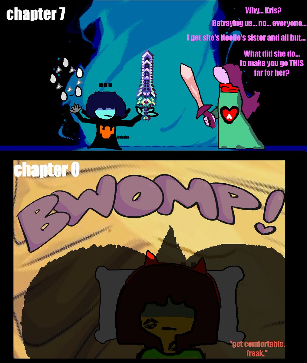 keptsayinitkris's tweet photo. saw an artist in the wild make a krusie pic, inspired by the bottom panel of my shitty comic...

(it's supposed to be dess LMAO... but i'm truly honored.) https://t.co/pi9JCeD5q6