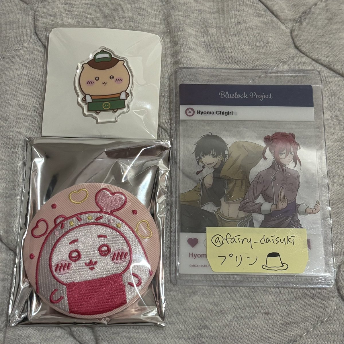 fairy_daisuki's tweet photo. ちいかわぽけっと　交換
お店屋さんなトレーディングアクリルスタンド　お弁当なトレーディング缶バッジ

くりまんじゅうとちいかわ
↔︎同種のモモンガ

郵送希望です🙇🏻‍♀️
よろしくお願いします！ https://t.co/ifbqHuouOb
