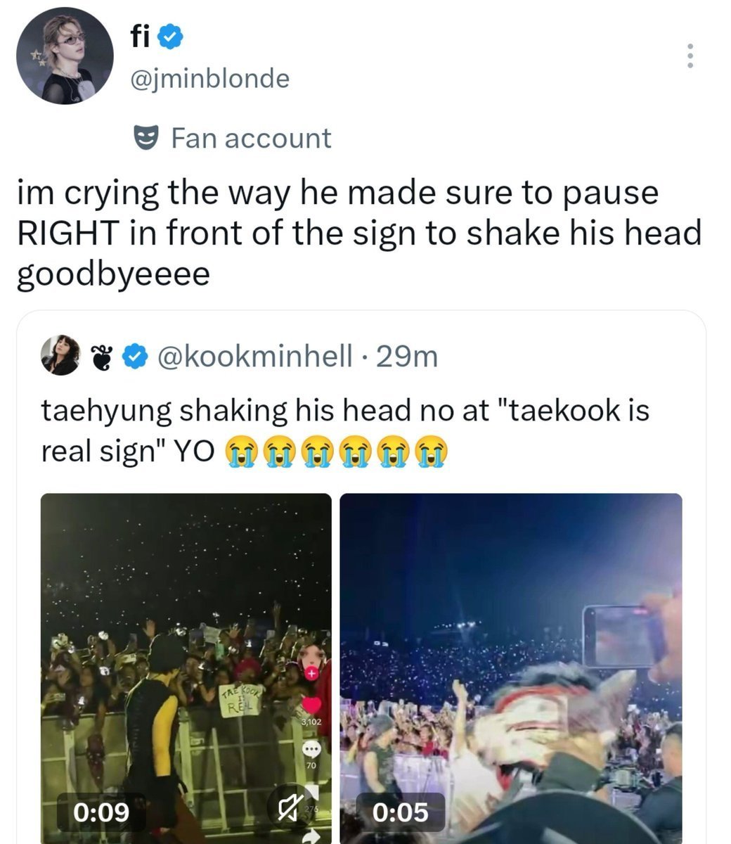 lvthvkookv's tweet photo. ?? Mind you they’re the same breed who deny what tae says openly, drag him for his IG posts, and hate on him for simply existing. But suddenly they’re writing whole novels of lies and screaming that he’s denying tk😭 the hypocrisy..it's just a cope https://t.co/TfN8uOzX2Y
