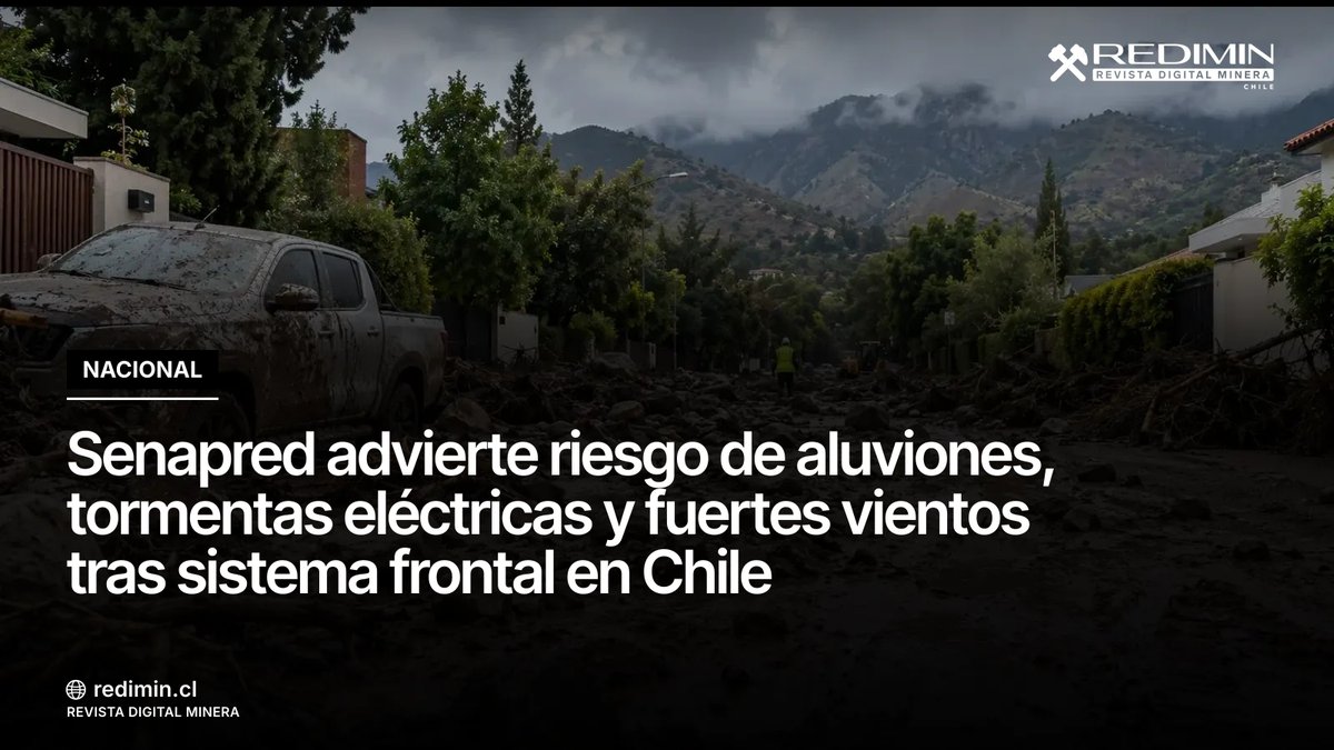 revistaredimin's tweet photo. En sectores de Valparaíso, el peligro persiste aunque bajen las lluvias y puede comprometer caminos e instalaciones productivas.

Revisa el artículo completo aquí: https://t.co/w0f7GyVCj7

#REDIMIN #Senapred #Valparaíso #Aluviones https://t.co/OeOHoPoT8t