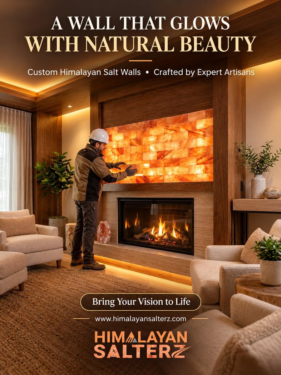 SaltRoomBuilder's tweet photo. A WALL THAT SHINES WITH NATURAL BEAUTY!

Contact us:
https://t.co/h3CQSeQCn3
📞(914) 214-9177
📧sales@himalayansalterz.com

#saltproducts #HimalayanSaltWall #SaltWallDesign #HimalayanSalt #LuxuryInteriors #InteriorDesign #CustomSaltWalls #unitedstates https://t.co/O13W6fyOr9