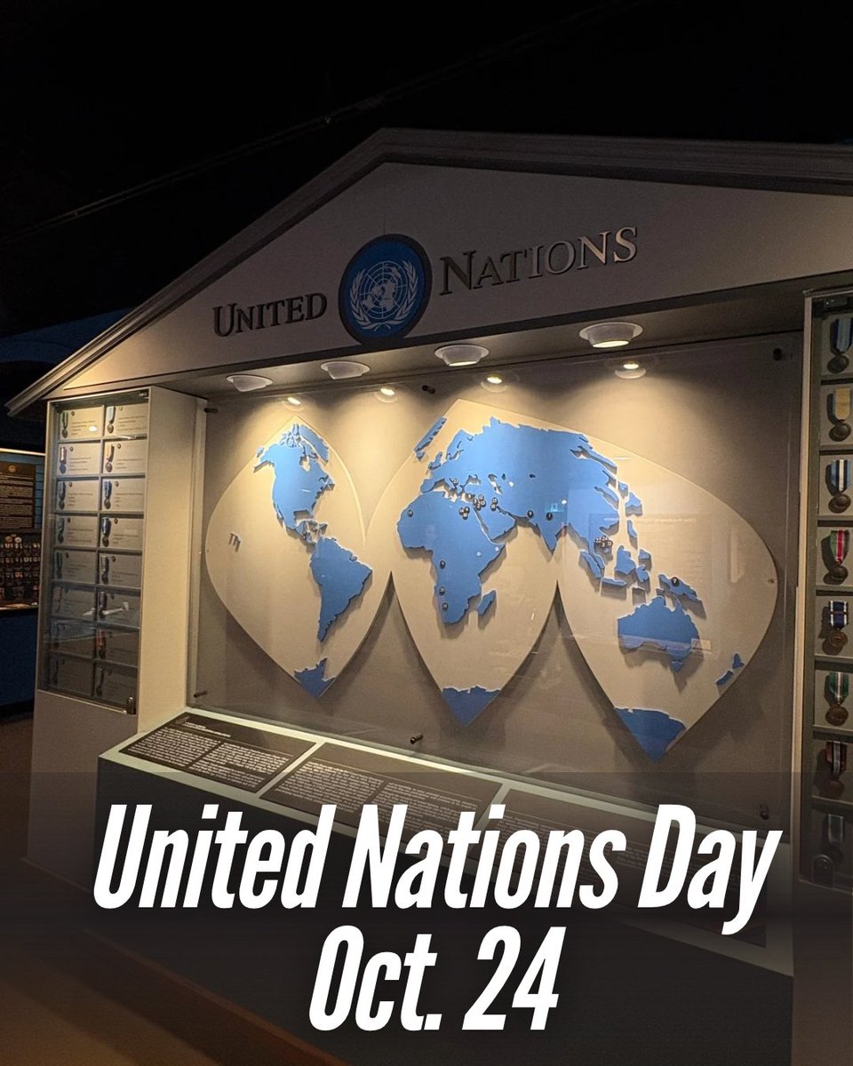 TMM_yyc's tweet photo. On #UnitedNationsDay, we honour Canada's peacekeepers and their contributions to international peace and security.

Visit The Military Museums to explore Canada's peacekeeping history through the stories, uniforms and artifacts of those who served.

#CanadaRemembers https://t.co/0AgUmvcImY