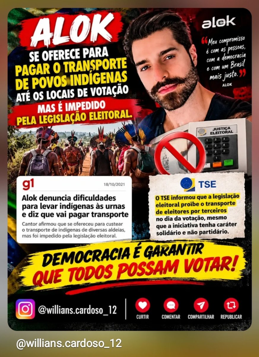BenjaminArchota's tweet photo. Pesquise: Sem transporte fluvial grátis Povos Originários não podem  votar

#lulaemcopacabana 
Belém Adnet Frota 
Não vai Cortar direitos
#SomosTodos9Dedos
#SoMaisUmVotoProLula 
#Live24HorasDoExercitoDoLulaAgora  
Marina sena 
#Live24HorasDoExercitoDoLula 
#SomosTodosNoveDedos https://t.co/Ra6PGR7obV