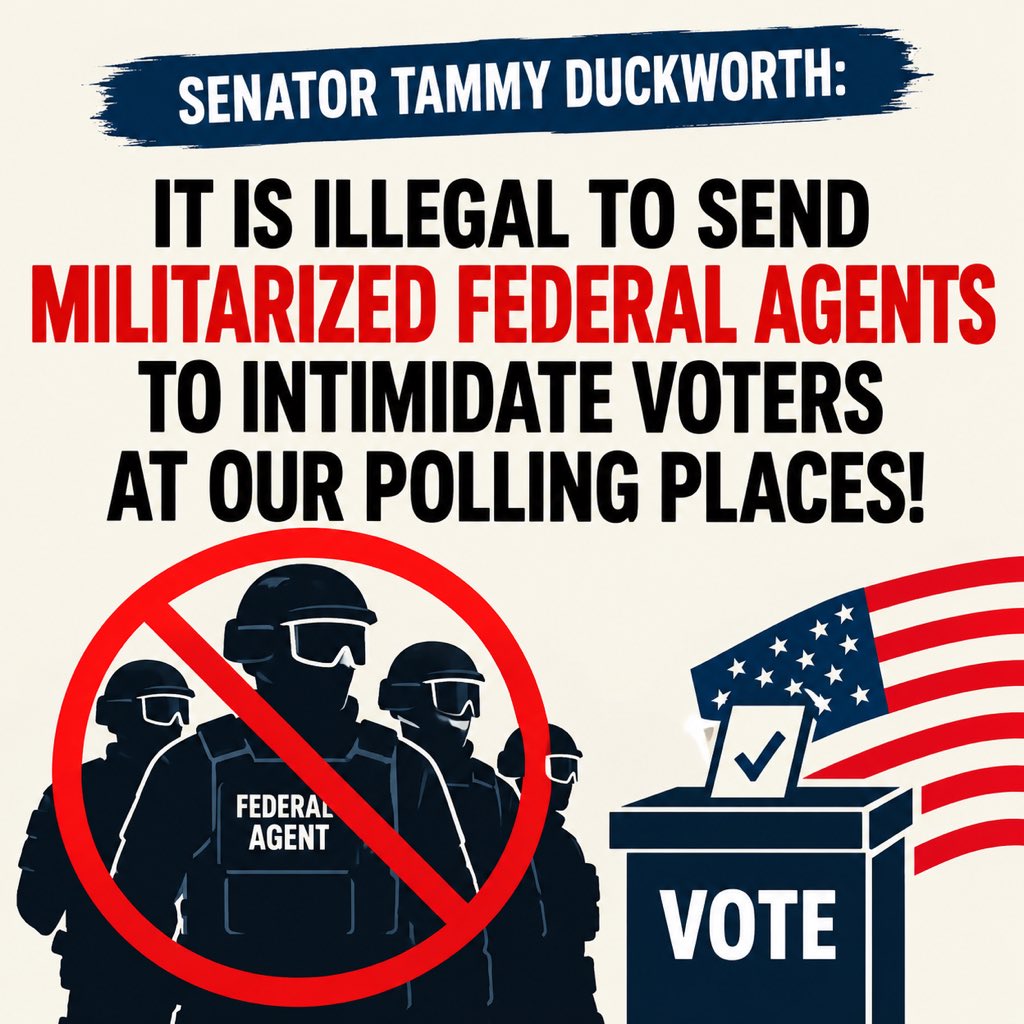 jamesfrenc38958's tweet photo. PROTECT OUR VOTERS from MILITARIZED FEDERAL AGENTS PROTECT OUR DEMOCRACY. ✊

Repost if you agree. 🔁 https://t.co/0oG6PHhQEZ