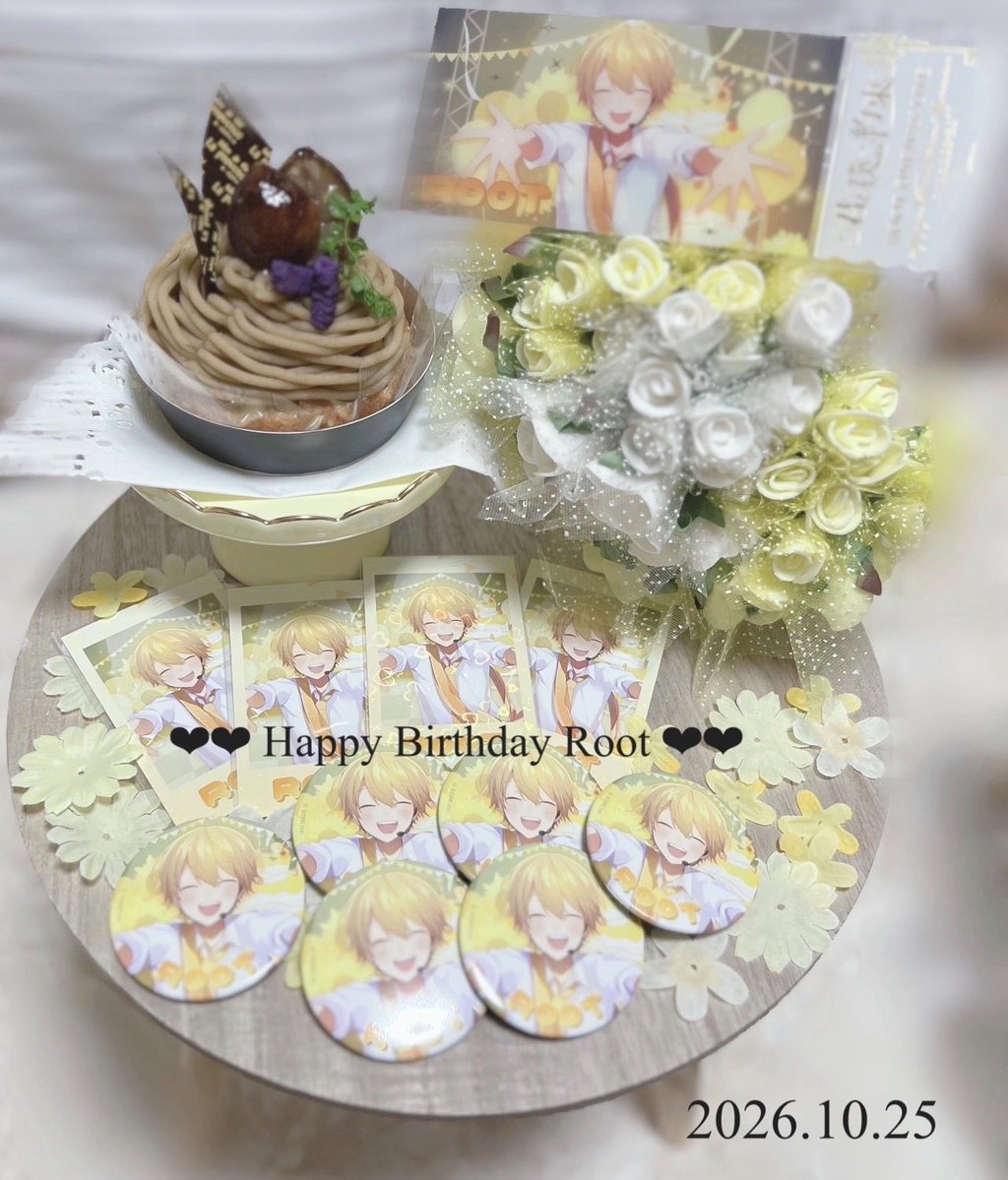 PuVn07aku5KfXWx's tweet photo. 〜 𝐻𝑎𝑝𝑝𝑦 𝐵𝑖𝑟𝑡ℎ𝑑𝑎𝑦 𝑅𝑜𝑜𝑡♛︎ 〜
　　
　　　　　　　1998.10.25~2026.10.25

~『君無しではありえ
　　　　　なかったキセキの時間』~

28歳の君の物語も一緒に傍で歩ませてね

るぅとくん に君の“音楽”に出会えて幸せ

これからも一緒に🌻*

＃るぅとくん生誕祭2026 
＃るぅとくん https://t.co/88Bm2AP2o1