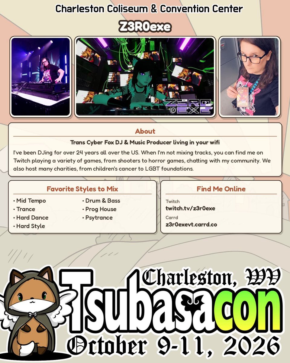 Z3r0exeVT's tweet photo. It was a blast sharing the stage with BadSpell at @tsubasacon
#tsubasacon https://t.co/uwCgI4HnZC