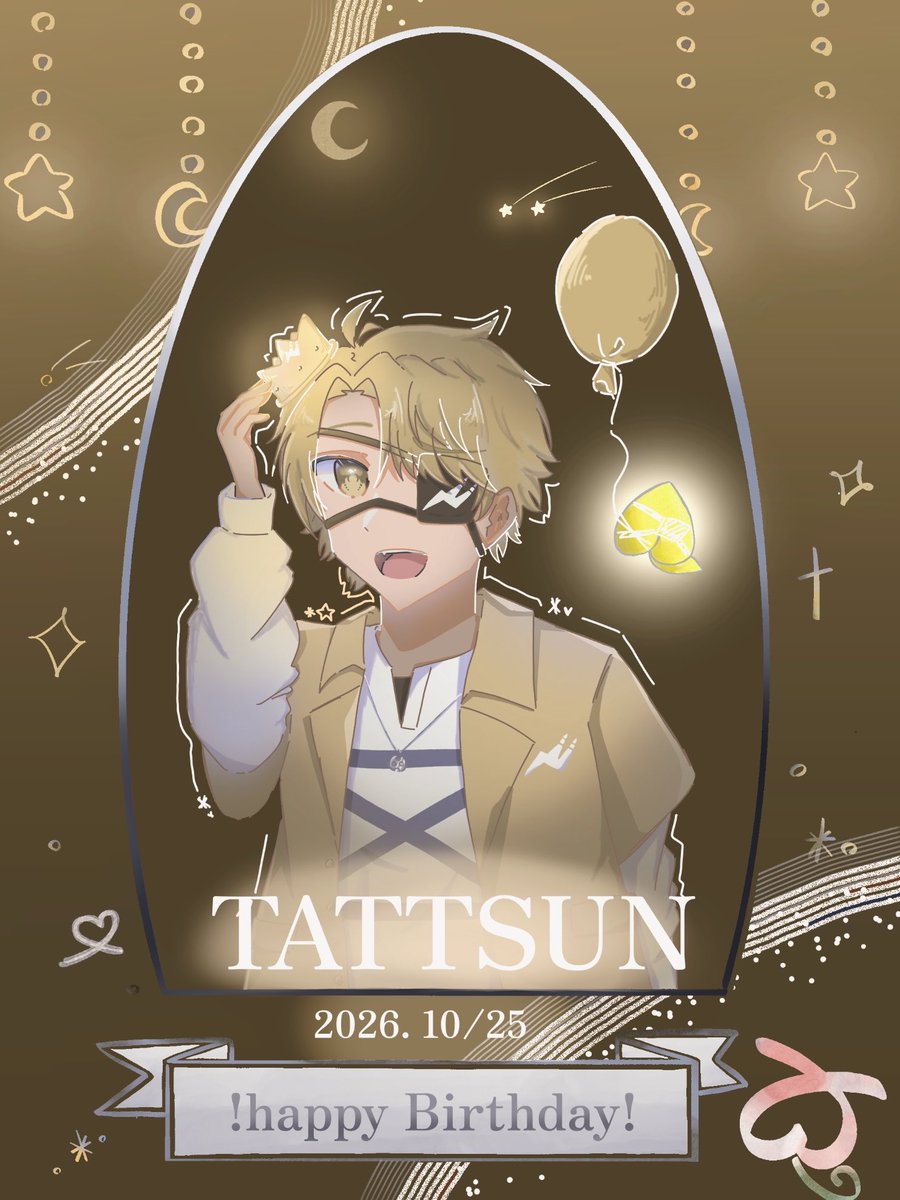 taruto_8910's tweet photo. ʚ♡ຼʜᴀᴘᴘʏ✧︎ʙɪʀᴛʜᴅᴀʏ♡ຼɞ
••┈┈┈••✼••┈┈┈••✼••┈┈┈••

             たっつんさんにとって
         素敵な一年になりますように

••┈┈┈••✼••┈┈┈••✼••┈┈┈••
 #たっつんさん生誕祭2026 #からぴち
 #たっつんさん誕生祭2026 #ぴちあーと https://t.co/wgLNzYZjmF
