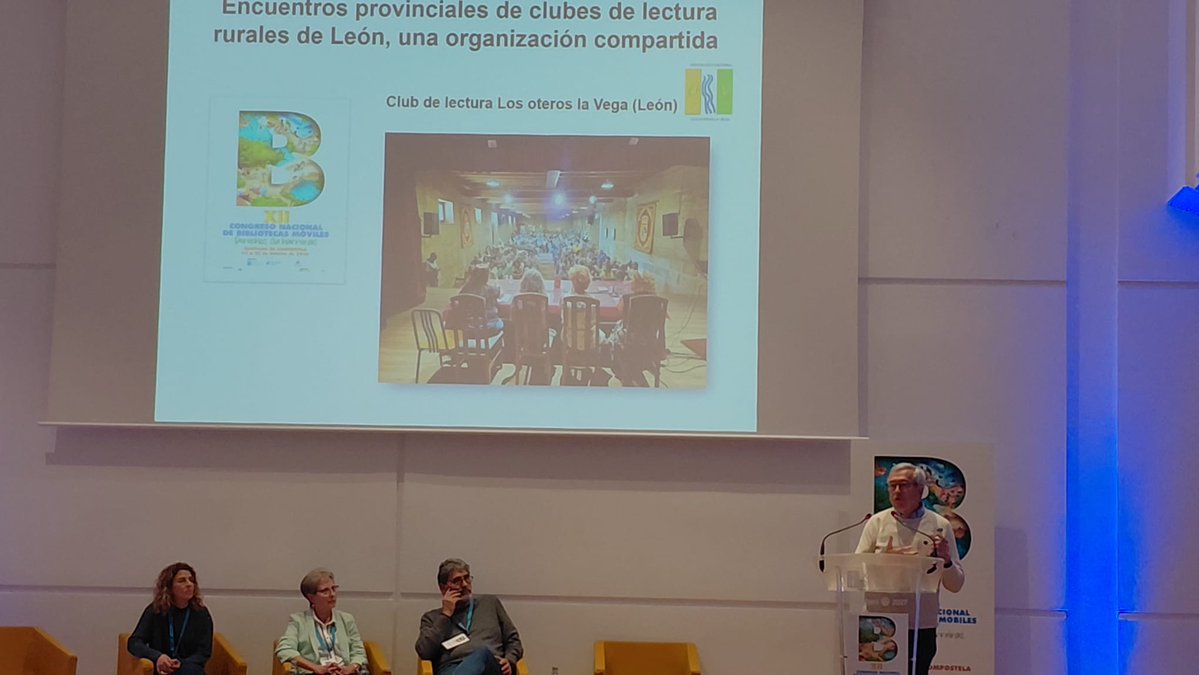 aclebim's tweet photo. #FranciscoAlonso #MiguelMendoza Asociación Cultural Los Oteros - La Vega #Clubdelectura no tienen coord. ni sede fija. Realizan un encuentro de clubes de lectura de Leon.
87 clubes de lectura rurales, 47 de ellos vía #bibliobusesdeLeon 
#12CNBM #zonasrurales #bibliobus https://t.co/ehJB4Q6uz4