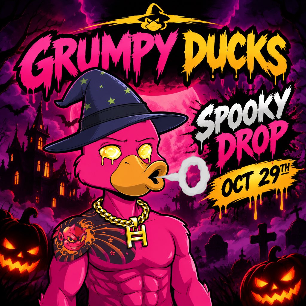 Grumpy_DuckOG's tweet photo. @0xDakman @KoladeUnusual_ @hedera October 29 at 5 PM Eastern we will be doing our second drop!! https://t.co/h2d2KS4A5z