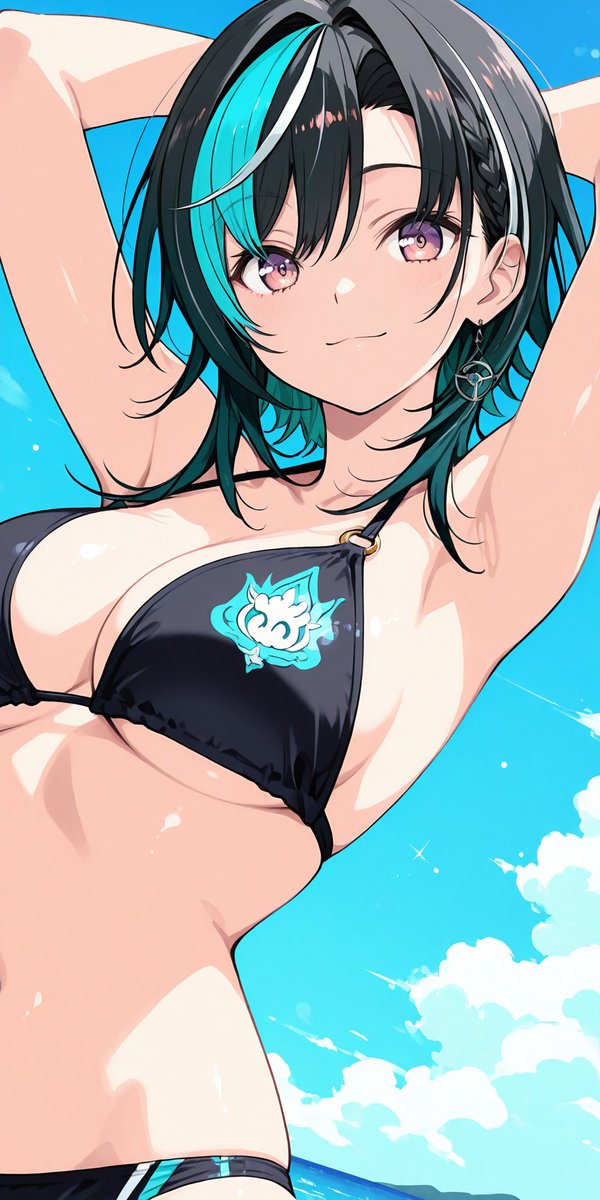 cyranok195778's tweet photo. ＃ホロライブ　＃水着　＃輪堂千速 https://t.co/ZE4bSvDNmx