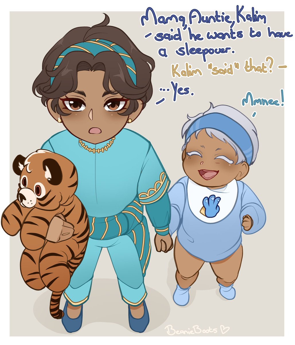 BootsBeanie's tweet photo. Coloured version, Yana please let them interact and my life is yours... https://t.co/P5BoyLOy1g