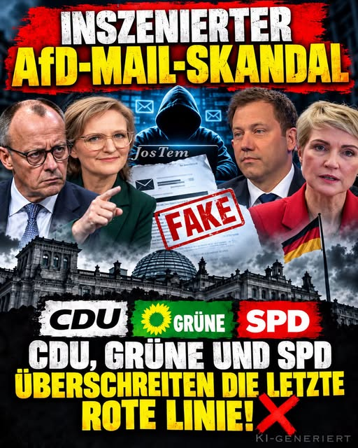 BJilge's tweet photo. DAS SCHMUTZIGE SPIEL IST ENTLARVT:
Wenn die Argumente fehlen, wird gefälscht.
Die selbsternannte politische Elite hat im Kampf gegen die AfD alle roten Linien überschritten. Weil CDU, Grüne und SPD den Bürgern politisch nichts mehr entgegenzusetzen haben und panische Angst vor dem Wähler spüren, greifen sie jetzt offenbar zu hochkriminellen Methoden: Frei erfundene Fake-Mails aus einem Hacker-Angriff, um ein Verbotsverfahren herbei zu zwingen!
Die schmutzige Kampagne im Detail :
 CDU & Grüne als Verbreiter:
Im Landtag von Baden-Württemberg liest der CDU-Abgeordnete Bastian Schneider eine gefälschte E-Mail vor, um den AfD-Politiker Andreas Keith gezielt zu verleumden. Auch Grüne und die Leverkusener SPD nutzen diese mutmaßlichen Fälschungen schamlos im Parlament und in den Medien, um ein Verbot zu fordern.
Die AfD hat völlig zu Recht Strafanzeige erstattet.
 SPD in der Pflicht:
Wo bleibt der Aufschrei von Lars Klingbeil? Wo ist das demokratische Gewissen von Manuela Schwesig, die sonst so lautstark nach Verboten ruft? Wer zu diesen kriminellen Fälschungen schweigt und sie für die eigene Kampagne nutzt, macht sich zum Komplizen!
 Das ist kein Schutz der Demokratie – da wird mit höchst kriminellen Machenschaften genau das vernichtet, was man vorgibt zu schützen📷
Ihre Argumente sind am Ende, ihre Moral ist am Tiefpunkt – und die Quittung der Wähler an der Wahlurne wird gewaltig sein!