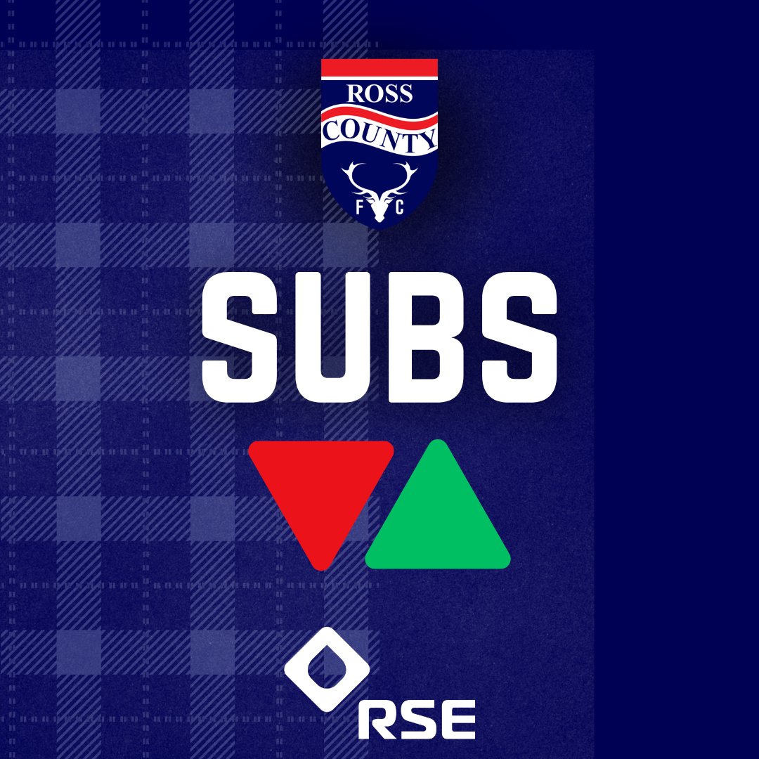 RossCounty's tweet photo. 62' | Turner, Lindsay and Emslie ON; Chin, Phillips and Docherty OFF.

RCFC 4-0 AFC https://t.co/VvCTKaEMn9