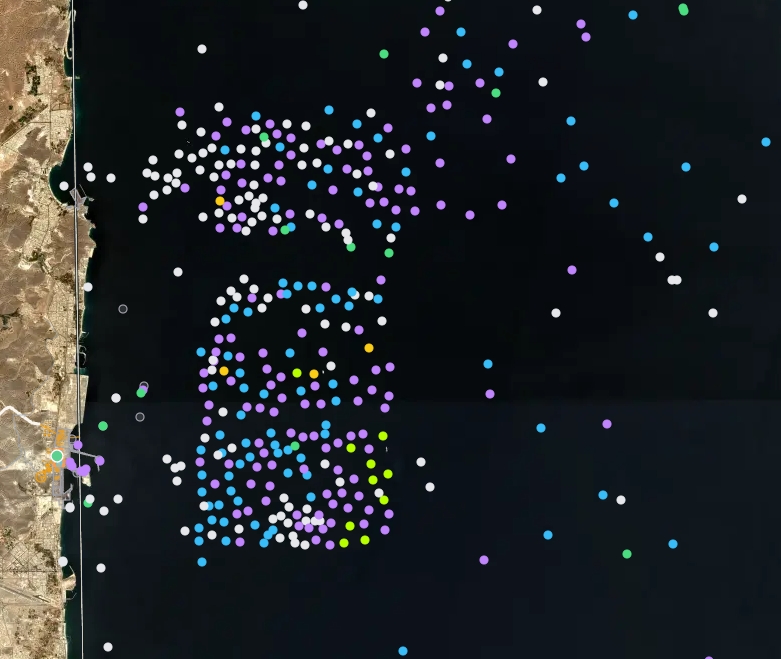 MerruX's tweet photo. Its odd to see them Group us Escorts across the strait of hormuz as tankers and Cargo. Not sure what the reasoning is. However the increased volume lately is leading to rise in STS taking place in the GOO Now reaching more than 20+ Transfers. See more at https://t.co/RMOCpPNFBQ https://t.co/54cVHx69AS