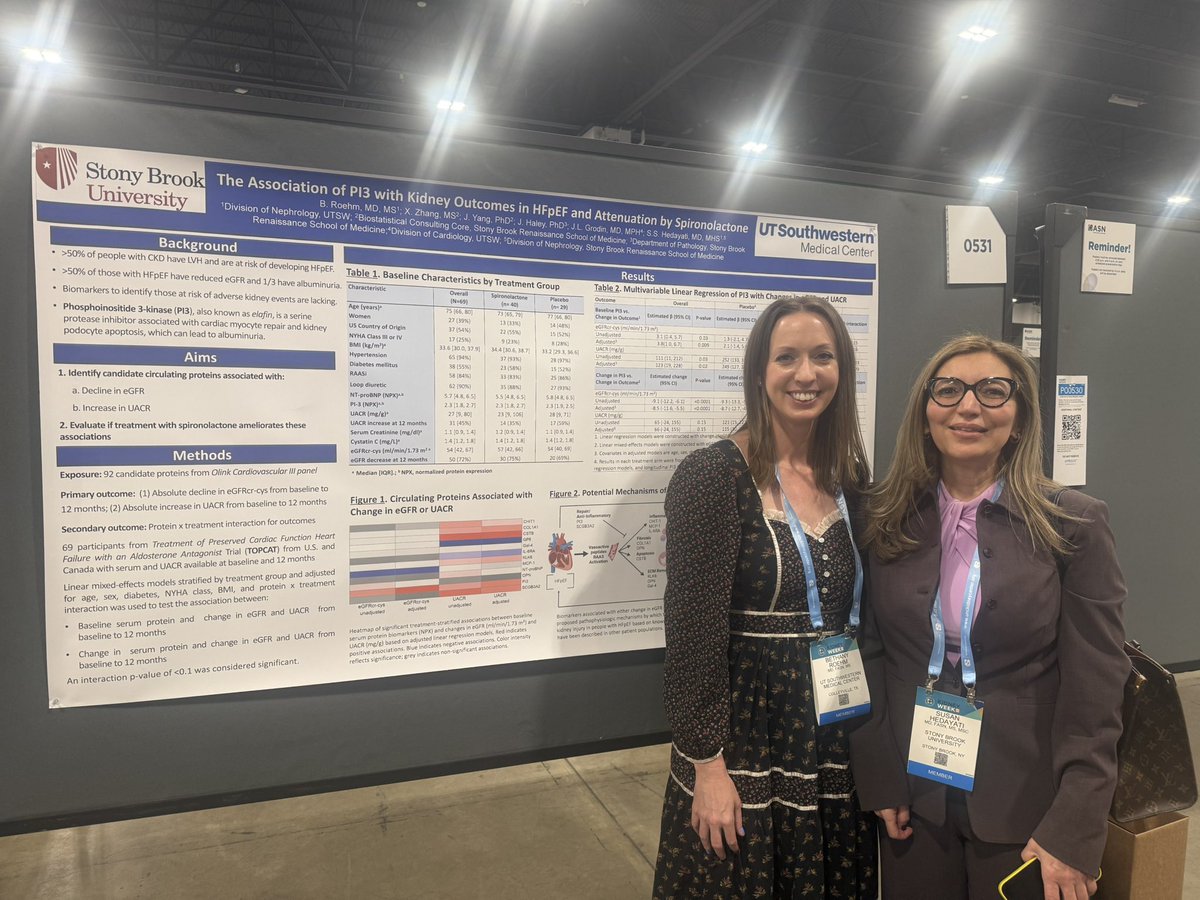 UTSWNephrology's tweet photo. 🫘🔬 Another busy day for @UTSWNephrology at #KidneyWk 2026!

Here are some highlights from yesterday’s poster presentations! 📸

Day 3 is already underway, with more exciting research across CKD, GN, kidney stones, dialysis, and beyond!

💙 Stop by our posters,  come say hi! 👋 https://t.co/67fDBvzXXw