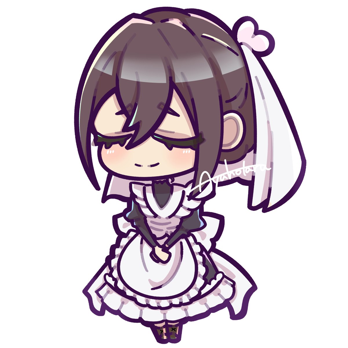 AyaHotaru_V's tweet photo. メイドさん🫖🧹
#100カノファンアート https://t.co/iQDFVaZRTG