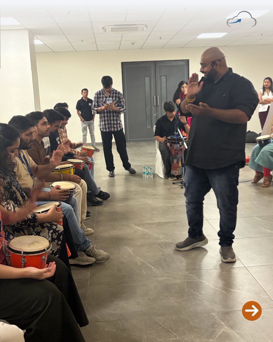 cloudthat's tweet photo. Here's to the joy of traditions and the spirit of togetherness!

Happy Navratri from Team CloudThat!

#CloudThat #HappyNavratri #NavratriCelebrations #LifeAtCloudThat #TeamSpirit #OfficeCelebrations #WorkplaceCulture #FestivalVibes #EmployeeEngagement #FestiveSeason https://t.co/UZOLkRVdqN