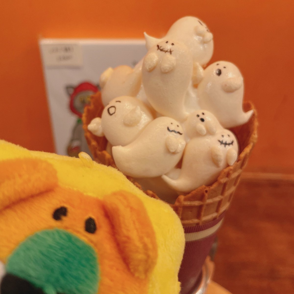 osora_krkr's tweet photo. 食べてきたよ〜🍦👻！ https://t.co/yerk9hSfcy