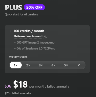 BujarDesign's tweet photo. @TopviewAIhq are you guys serious about this pricing? 100 credits a month??? https://t.co/gdnKpim7XW
