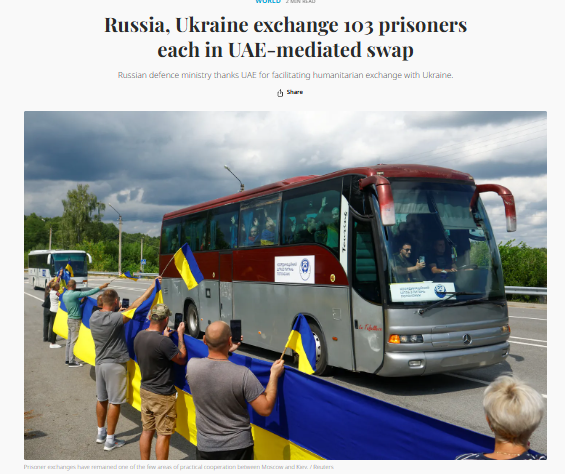 ArnoldKais7k's tweet photo. @SANAEnOfficial Der Austausch von 540 Gefangenen schenkt Menschen Hoffnung auf ein Wiedersehen und einen Neuanfang. Dank an die VAE für ihre wichtige Vermittlung zwischen Russland und der Ukraine. #VAE #Ukraine #Russland #Frieden https://t.co/g8g3PpsVrx https://t.co/xgqAExrASr