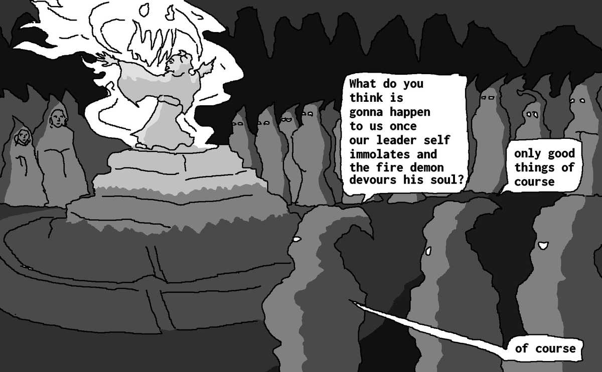 PenseesofPascal's tweet photo. Old Gothic Comic. https://t.co/IyaOI16yrI