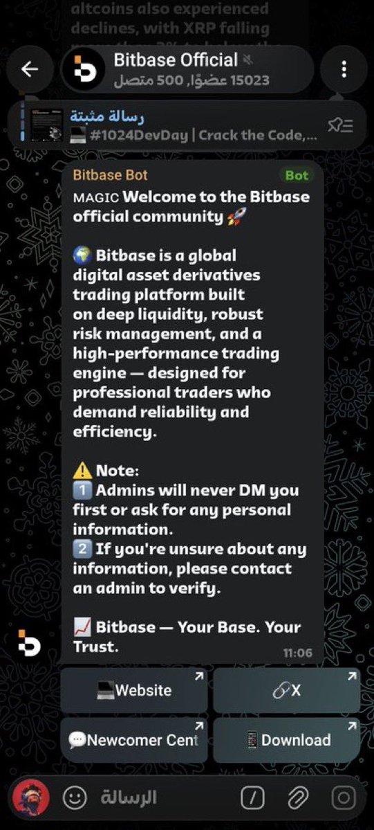 HodlHawk3's tweet photo. @Bitbase_Ex My answer: Every Move Counts 

@MarvNox 
@BitRexHQ 
@VibeDex1 

#1024DevDay https://t.co/vjpx2FapWI