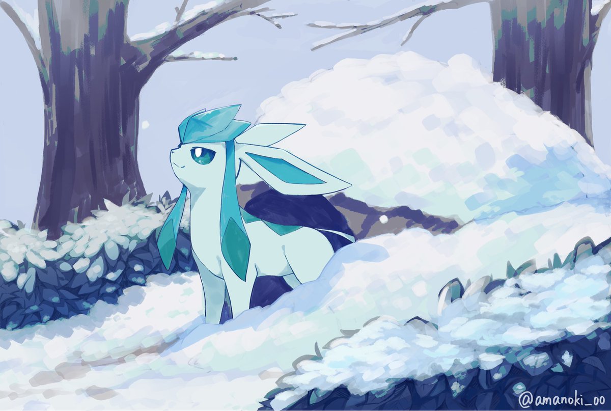 amanoki_00's tweet photo. 積雪❄️
#イラスト #ポケモン https://t.co/pGA2gHcSjM