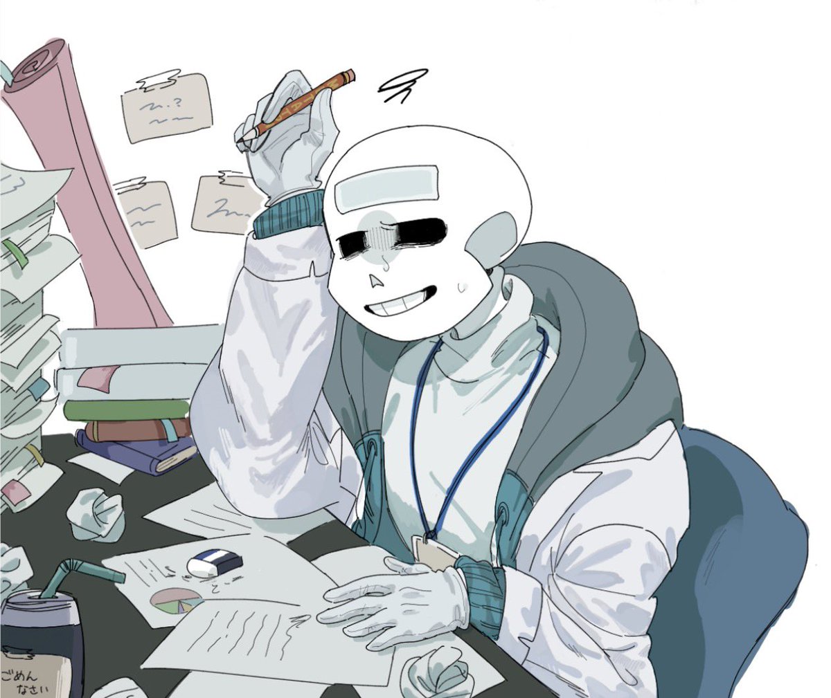 Kusohanauc5z's tweet photo. 「＊ あの米野郎…」
🍵お邪魔しました！
#undertaleㅤ 
 #undertaleAU https://t.co/P2KvQSMcfr