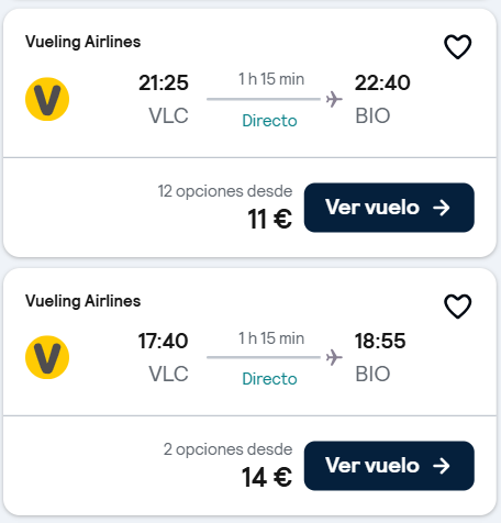 GuiaLowCost's tweet photo. #Chollo
#Vuelo
#Valencia a #Bilbao por solo 11€

(ida y vuelta desde 24€) https://t.co/tMbLzdz40C