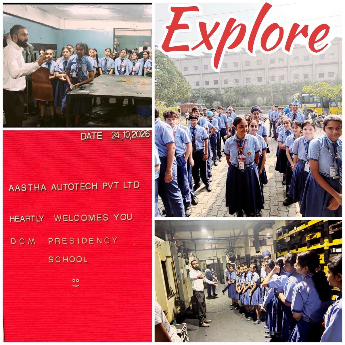 DCMPresidency's tweet photo. BEYOND CLASSROOMS. INTO THE REAL WORLD.
What happens when curiosity meets experience?
Learning comes alive!
#CAPCentre #BeyondClassrooms #ExperientialLearning #IndustryExposure #FutureReady #LearningByDoing #CareerExploration https://t.co/qisFmb1XIM