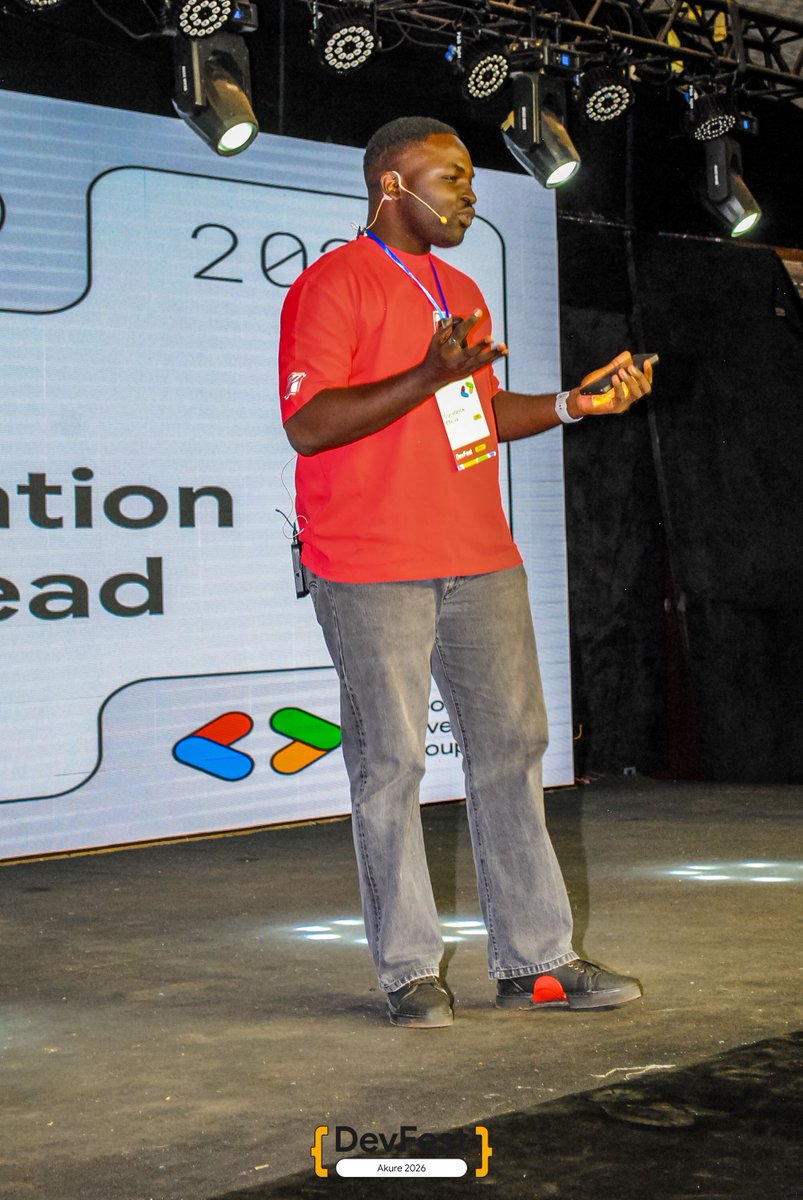 gdg_akure's tweet photo. Constance Etiosa on stage!
Breaking down how to write documentation that AGENTS can read.
This is the future of docs.
#GDGAkure #DevFestAkure2026 #DevFest2026 https://t.co/vtxxOdLCSW