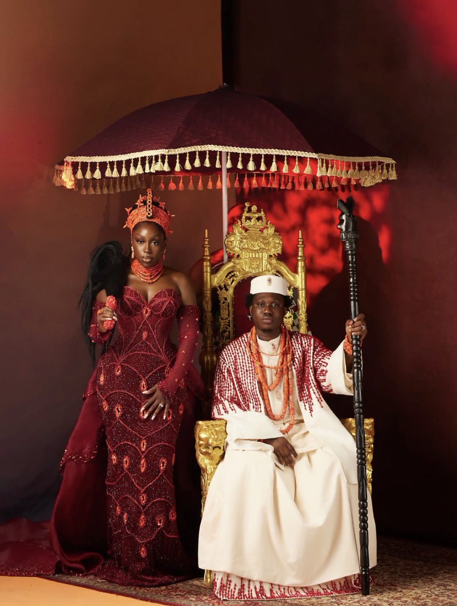 OfficialBlog_UR's tweet photo. Zlatan Ibile and Davita ate their first wedding looks. Stunning! 🥹💍 https://t.co/nNMlnSswrU