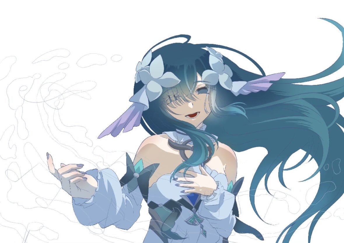 yanie_art's tweet photo. 光と水のシンフォニー✨🌊🎼
#原神 
#vodyanista 
#ファンアート https://t.co/jhPv8h6uW4