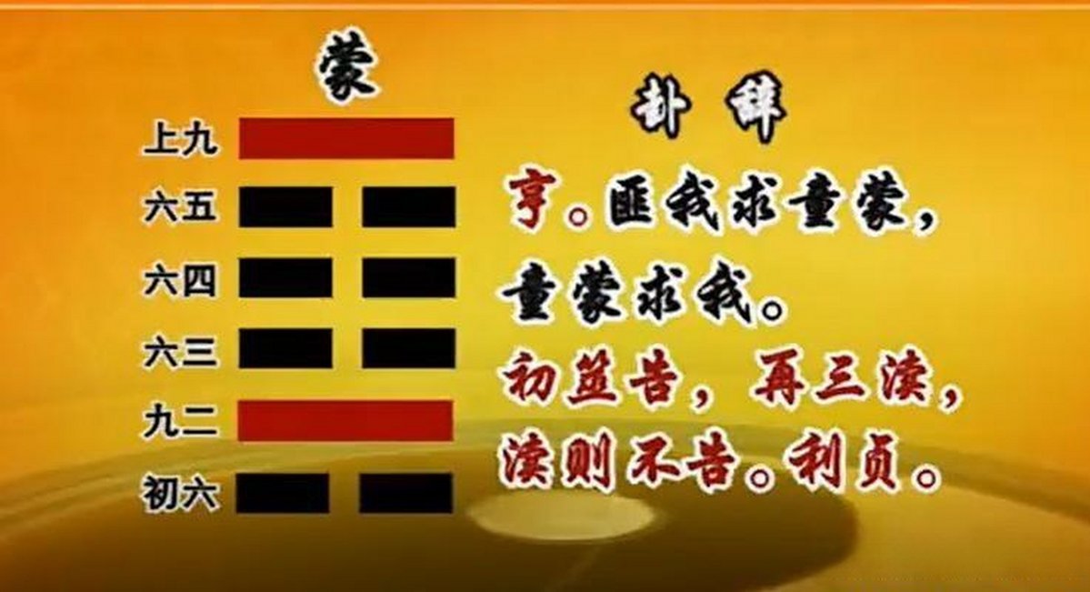 3jbem's tweet photo. 「職場で疲労が溜まりすぎて、つい上司に圧力をかけてしまった…今日は『蒙卦』を見て心を落ち着けよう、気持ちが繋がる（衔）場所で深呼吸するぞ！」， https://t.co/G6tu50Yyfg