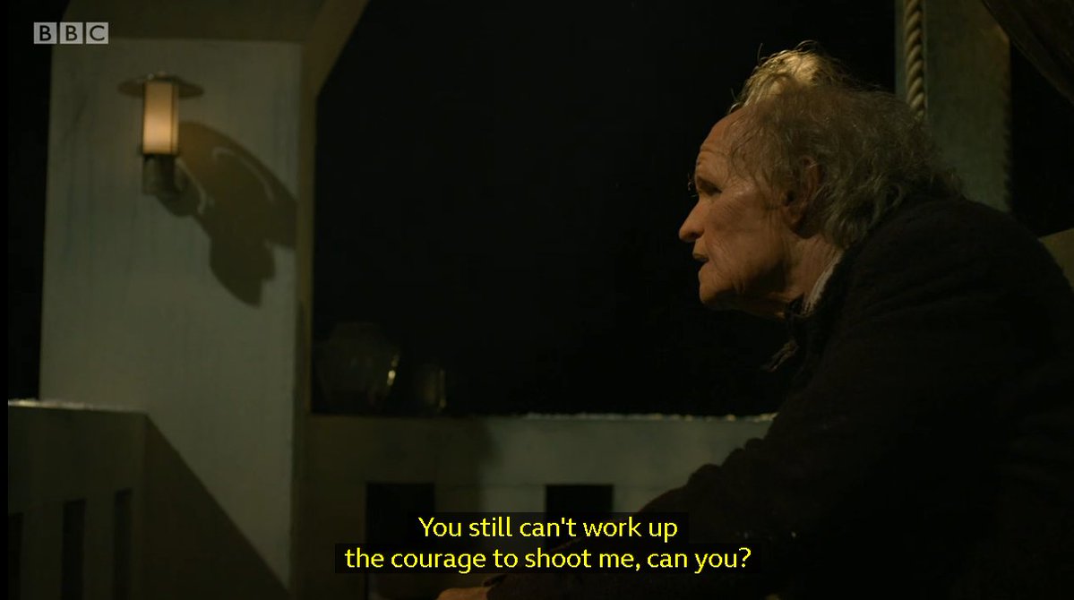 VacuumComments's tweet photo. An underspoken part of Time of the Doctor- the Doctor's reputation doesn't really come up again, and this is the perfect final note to it. Dr Who gives up the ghost and admits that his enemies are scared of nothing https://t.co/5YxuM9EoGR