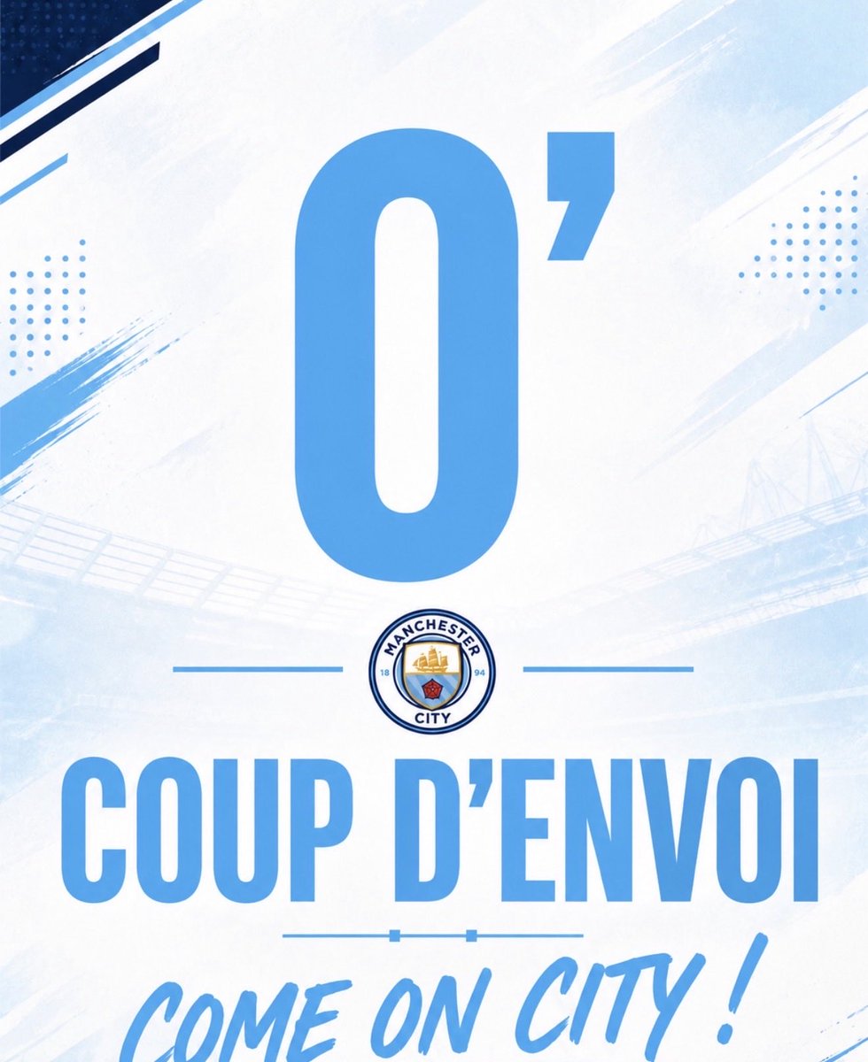 FRBlueMoon's tweet photo. 0’ Come On City !!! 💙🤍 https://t.co/EWyQVuWM52