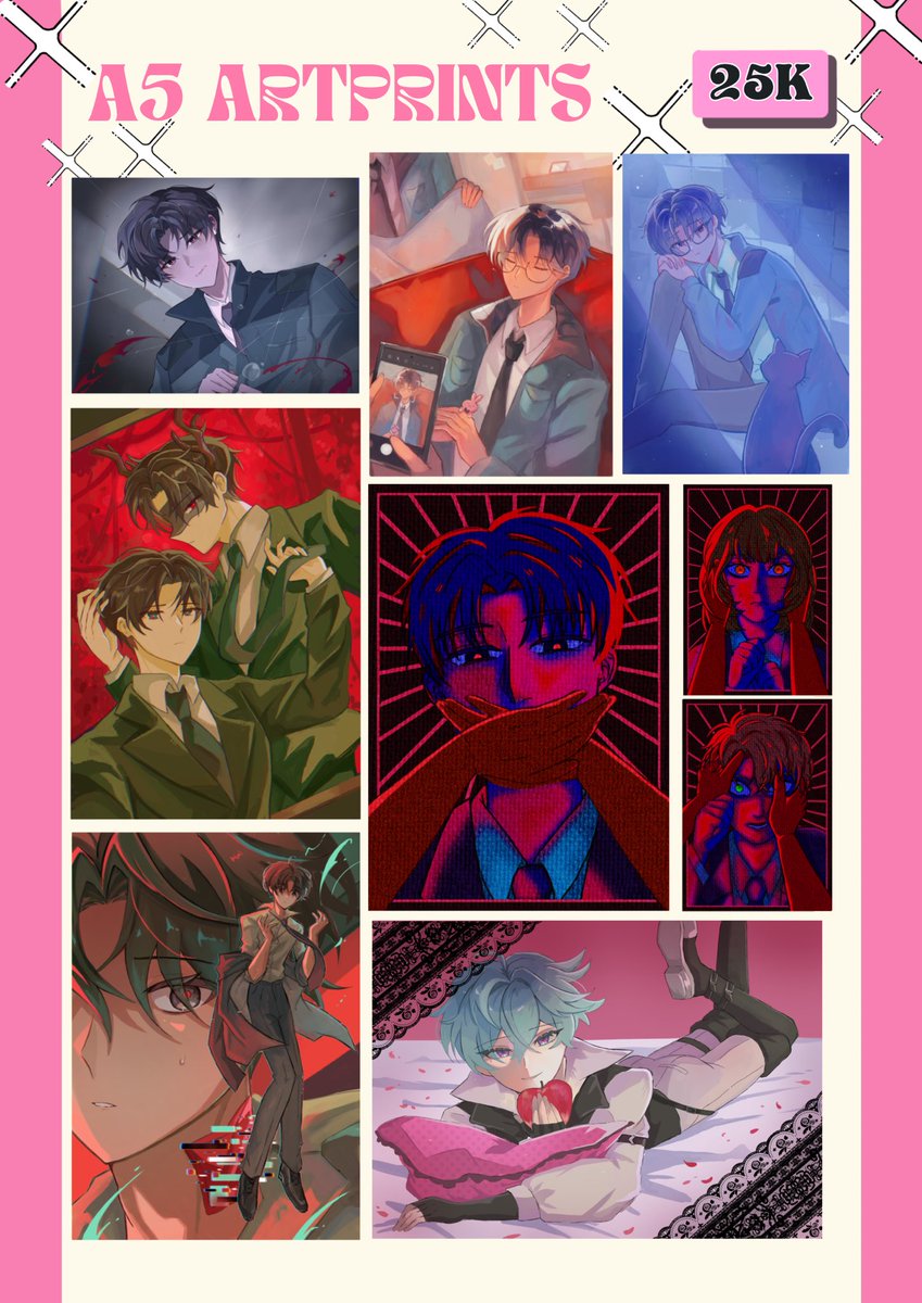 shrimpici's tweet photo. [3/5] And over here is our collection of Photocards and Artprints, all very colourful too! 🌈 https://t.co/LIX9QhHLNr